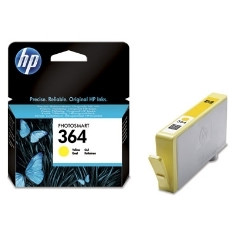 Cartucho tinta hp 364 cb320ee amarillo 3ml d5460 - b8550 - c6380 - c53