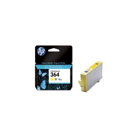 Cartucho tinta hp 364 cb320ee amarillo 3ml d5460 - b8550 - c6380 - c53