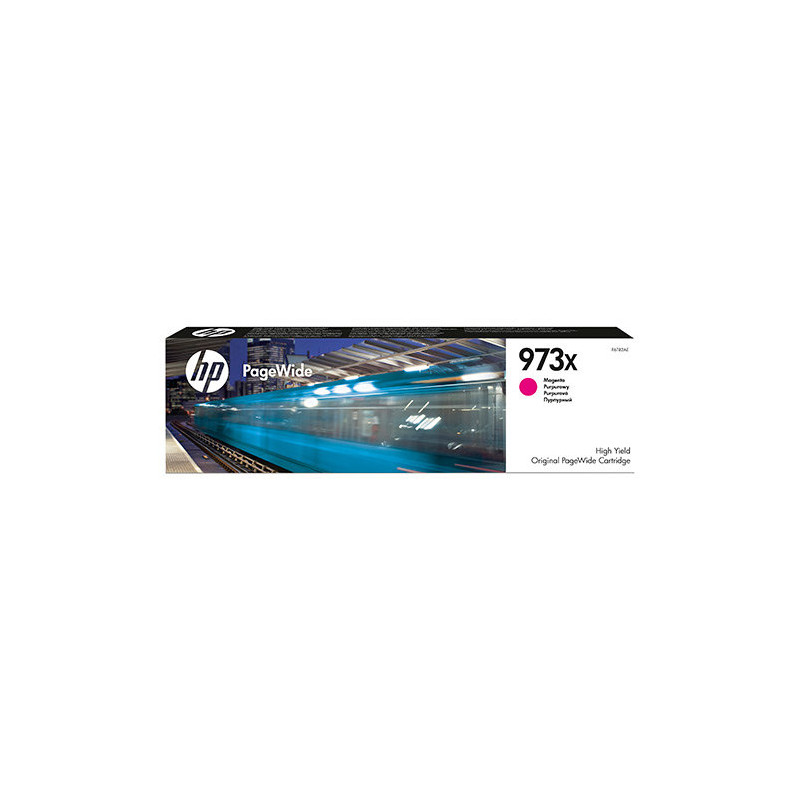 Cartucho tinta hp original cartridge nº 973x magenta pagewide f6t82ae