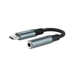 Cable adaptador usb c a jack 3.5mm nanocable 0.11m - macho - hembra - 