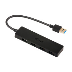 Hub i - tec usb 3.0 delgado con 4 puertos usb 3.0 con cable integrado 