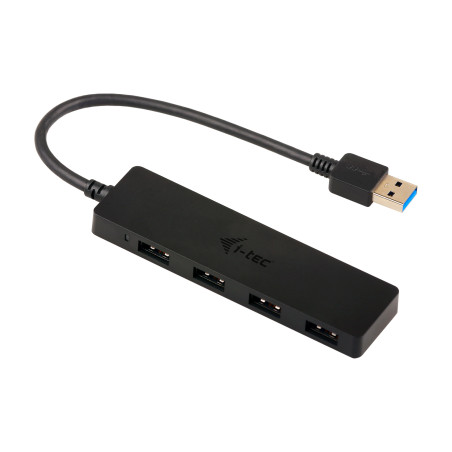 Hub i - tec usb 3.0 delgado con 4 puertos usb 3.0 con cable integrado 