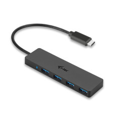 Hub i - tec usb - c delgado con 4 puertos usb 3.0 con cable integrado 