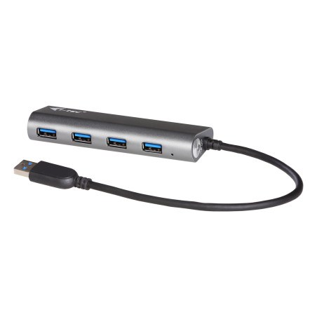 Hub i - tec usb 3.0 con 4 puertos usb 3.0 metalico con adaptador de al