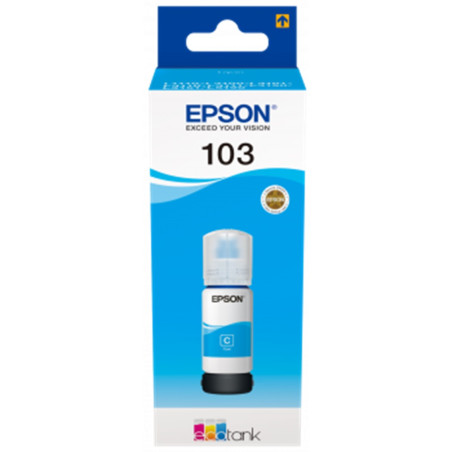 Cartucho ecotank epson 103 cian ink botella para l3110 - l3150 - l3111