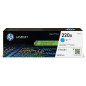 Cartucho de tóner original hp laserjet 220a cian