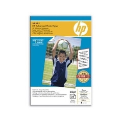 Papel hp fotografico satinado q8691a 250gr 10x15 25 hojas
