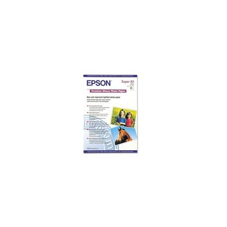 Papel epson s041316 premiun glossy photo a3+ 20 hojas 250g