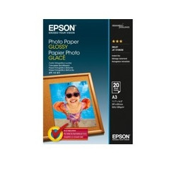 Papel foto epson s042536 a3 glosy 20 hojas 200grs