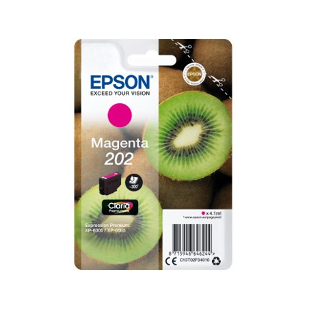 Cartucho tinta epson c13t02f34010 singlepack magenta 202 claria premiu