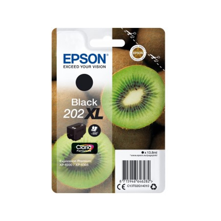 Cartucho tinta epson c13t02g14010 singlepack negro 202xl claria premiu