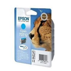 Cartucho tinta epson c13t07124012 cian 7ml stylus d78 - 92 - 120 - dx4