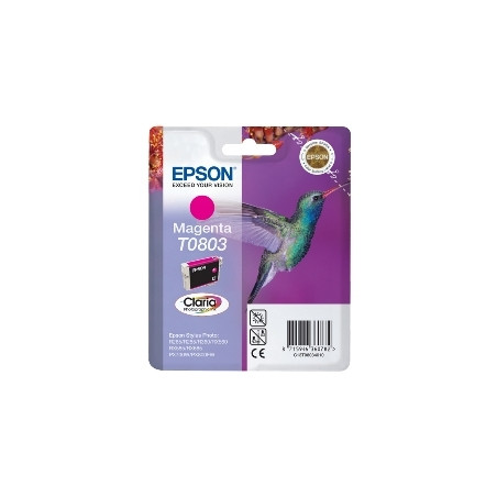 Cartucho tinta epson t0803 magenta 7.4ml stylus photo r265 - 285 - 360