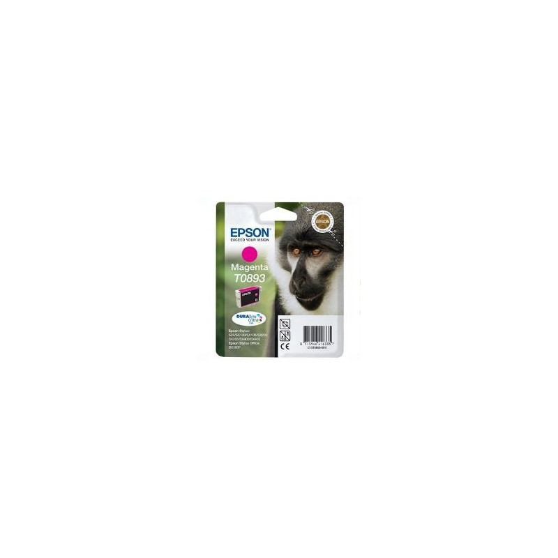 Cartucho tinta epson t0893 magenta 3.5ml s20 - sx105 - sx200 - sx205 - sx 405 - mono