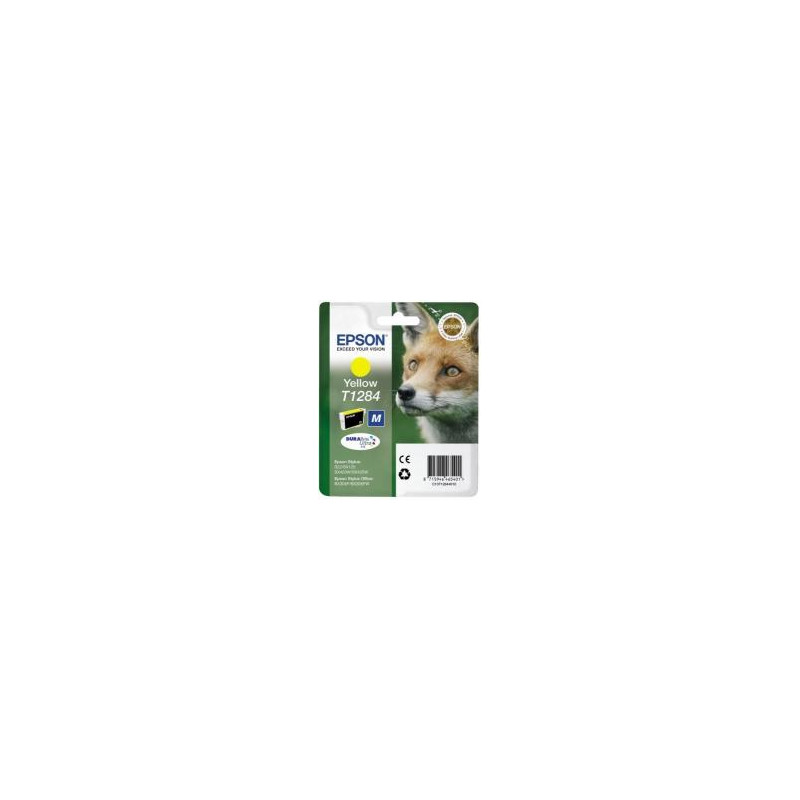 Cartucho tinta epson t1284 amarillo 3.5ml s22 - sx125 - sx420w - sx425w - bx305f - bx305fw - zorro