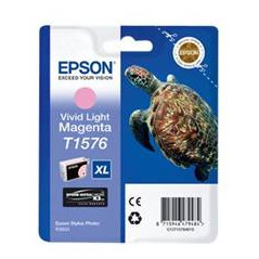 Cartucho tinta epson t157640 magenta vivo claro para epson photo r3000