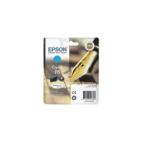 Cartucho tinta epson t162240 cian wf - 2010 - 2510 - 2520 - 2530 - 254