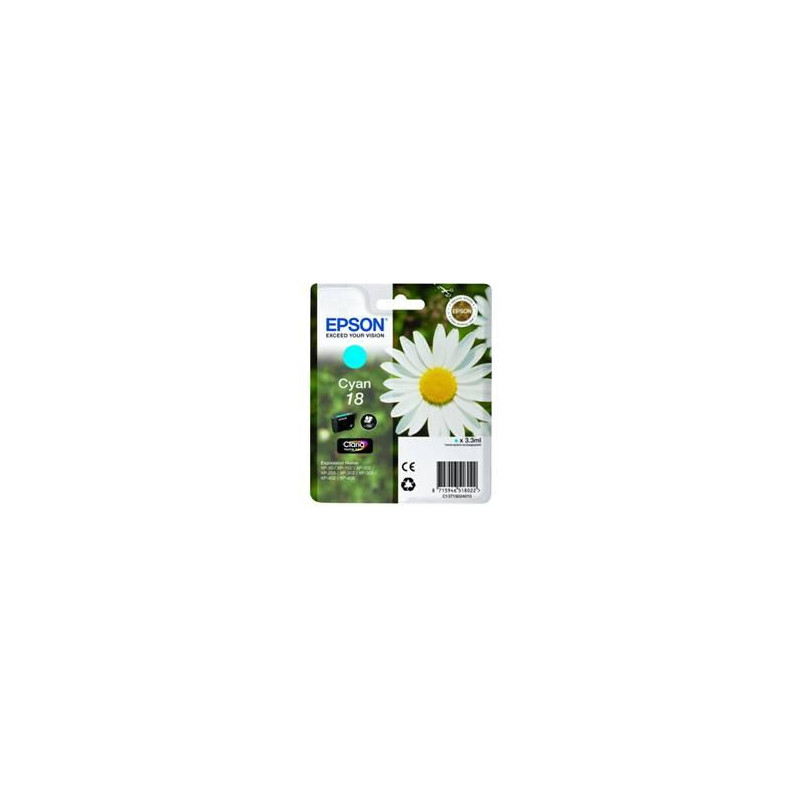 Cartucho tinta epson t180240 cian xp - 102 - 205 - 305 - 405 - 30 - margarita