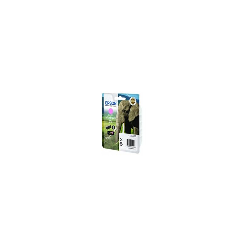Cartucho tinta epson t242640 magenta claro para epson xp - 750 c13t24264010 - elefante