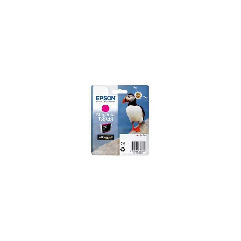 Cartucho tinta epson c13t32434010 magenta ultrachrome hi - gloss2