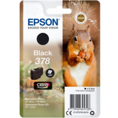 Cartucho tinta epson c13t37814010 singlepack negro 378 claria photo hd