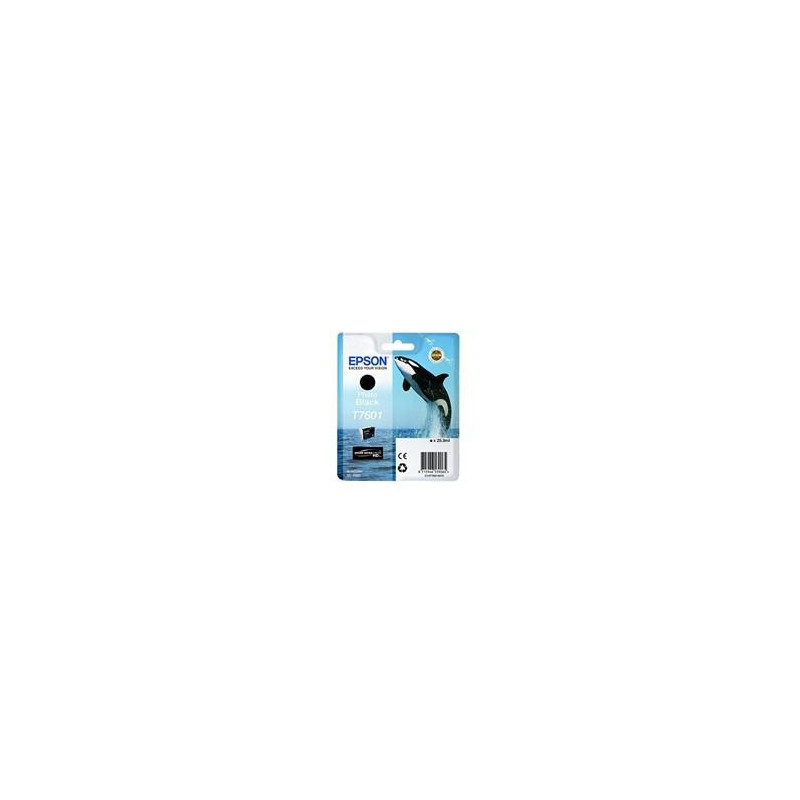 Cartucho tinta epson t760140 negro foto p600 - sc - p600 - orca