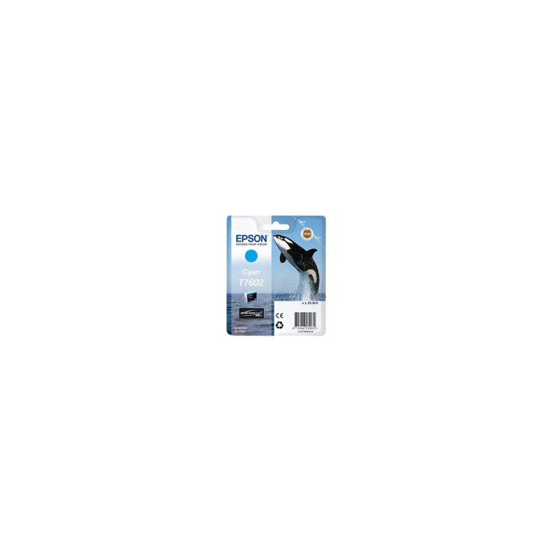 Cartucho tinta epson t760240 cian supercolor p600 - sc - p600 - orca