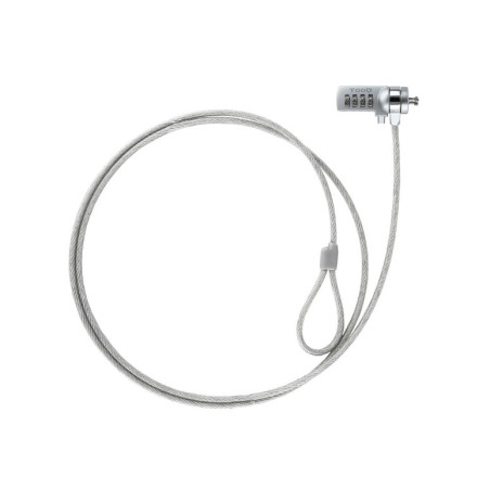 Cable seguridad tooq combinacion 1.5m ranura kensington