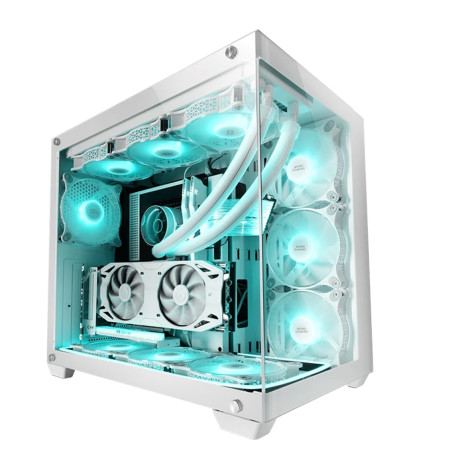 Caja ordenador mars gaming mcv4 premium xxl blanco e - atx 1 x usb 3.0