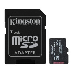 Tarjeta memoria micro secure digital sd hc 32gb kingston industrial cl