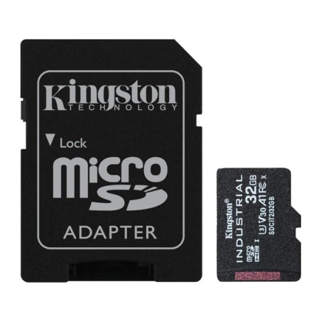 Tarjeta memoria micro secure digital sd hc 32gb kingston industrial cl