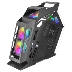 Caja ordenador mars gaming mc61 premium matx argb cristal templado neg