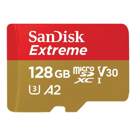 Tarjeta memoria micro secure digital 128gb sandisk extreme clase 10 uh