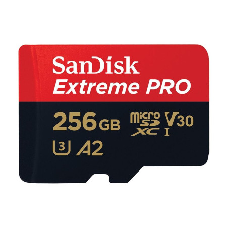 Tarjeta memoria micro secure digital 256gb sandisk extreme pro clase 1