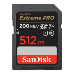Tarjeta memoria secure digital sdxc 512gb sandisk extreme pro clase 10