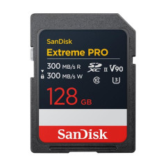 Tarjeta memoria secure digital sdxc 128gb sandisk extreme pro v90 clas