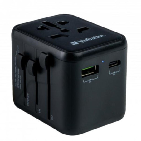 Cargador universal verbatim uta - 02 20w