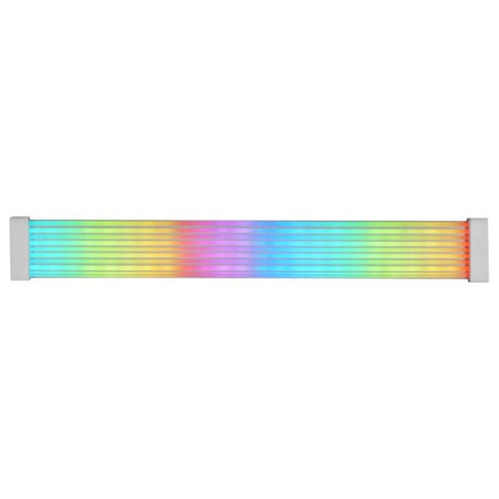 Extensor de cable argb mars gaming mca - 16 pin (8+8) silicona flexibl