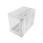 Caja ordenador mars gaming mcfusionm matx cristal templado blanca