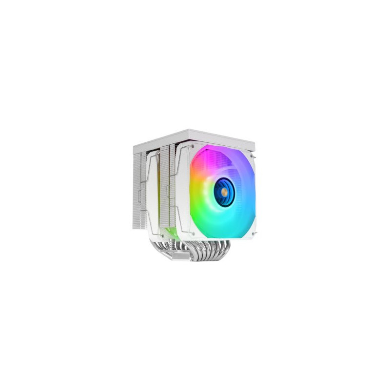 Ventilador cpu mars gaming mcpulcdprow argb 2x 120mm blanco