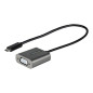 Adaptador usb tipo c a vga startech 0.3m - macho - hembra - negro