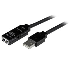 Cable usb tipo a startech 20m - macho - hembra - negro