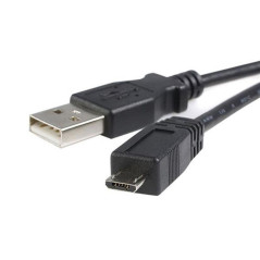 Cable micro usb tipo b a usb tipo a startech 2m - macho - macho - negr