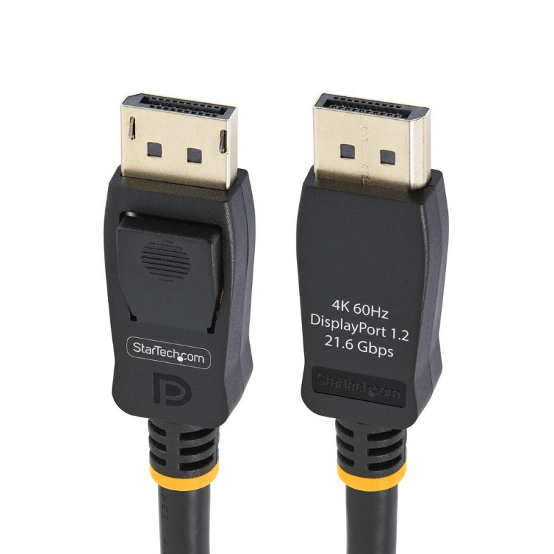 Cable displayport 4k x 2k startech 0.5m - macho - macho - negro