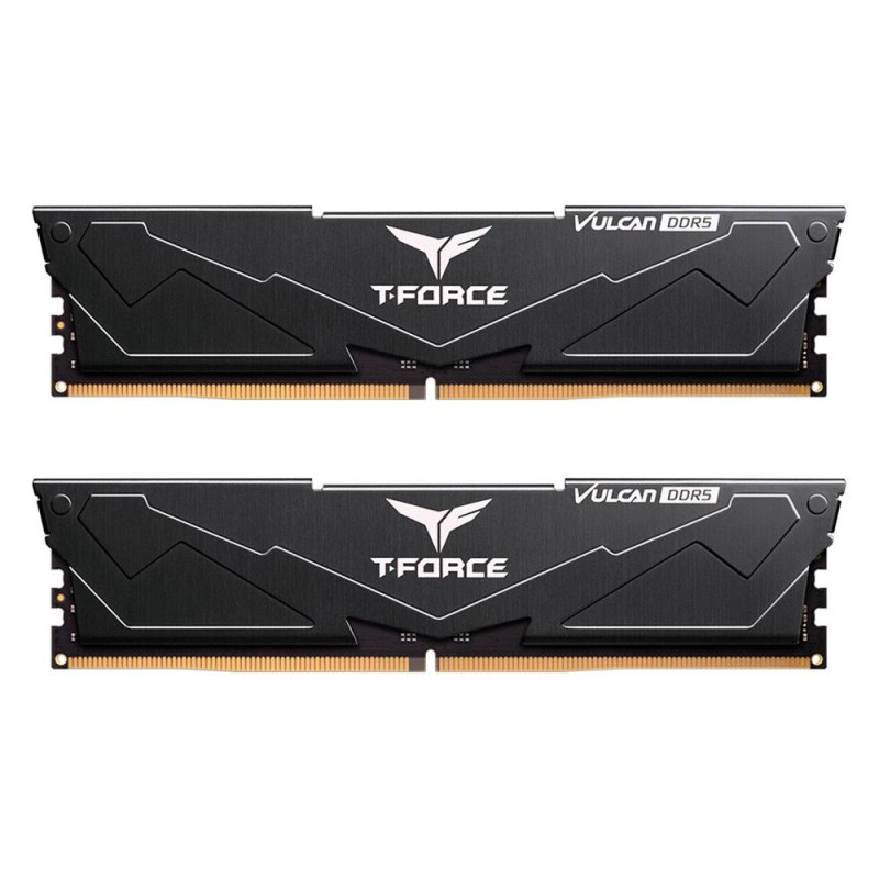 Memoria ram 6000mt - s teamgroup vulcan ddr5 black 2x16gb 32gb cl30