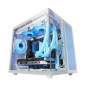 Caja ordenador mars gaming mcnovam matx cristal templado blanca