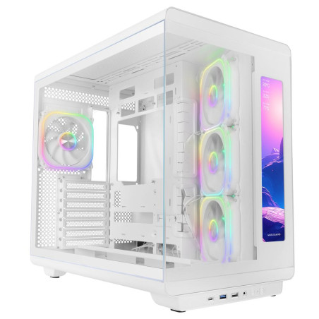 Caja ordenador mars gaming mc - revmaxw atx argb lcd 11.8 pulgadas cri