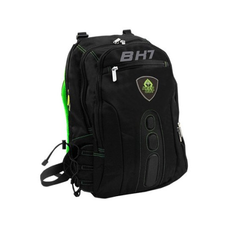 Mochila keep out bk7 gaming verde asas y respaldo acolchados - base an