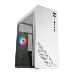Caja ordenador mars gaming mc100w blanco atx 1 x usb 3.0 1 x usb 2.0 1
