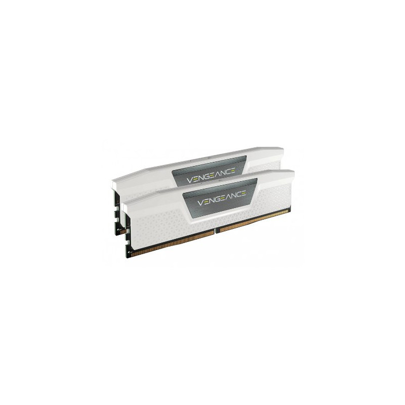 Memoria ram ddr5 32gb kit 2x16gb corsair vengeance 6000mts cl36 blanco